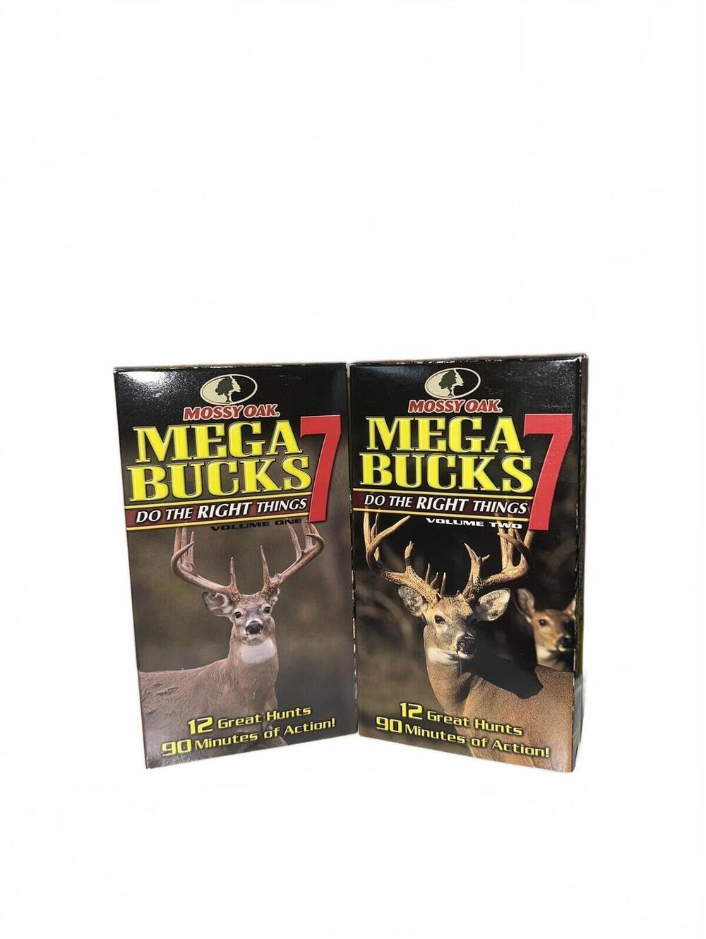 Mossy Oak Mega Bucks 7 Do The Right Things Two Volume VHS Set Hunting Deer 2002 - Picture 5 of 7